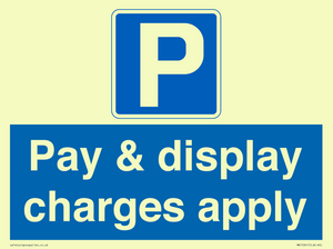 Pay & display charges apply